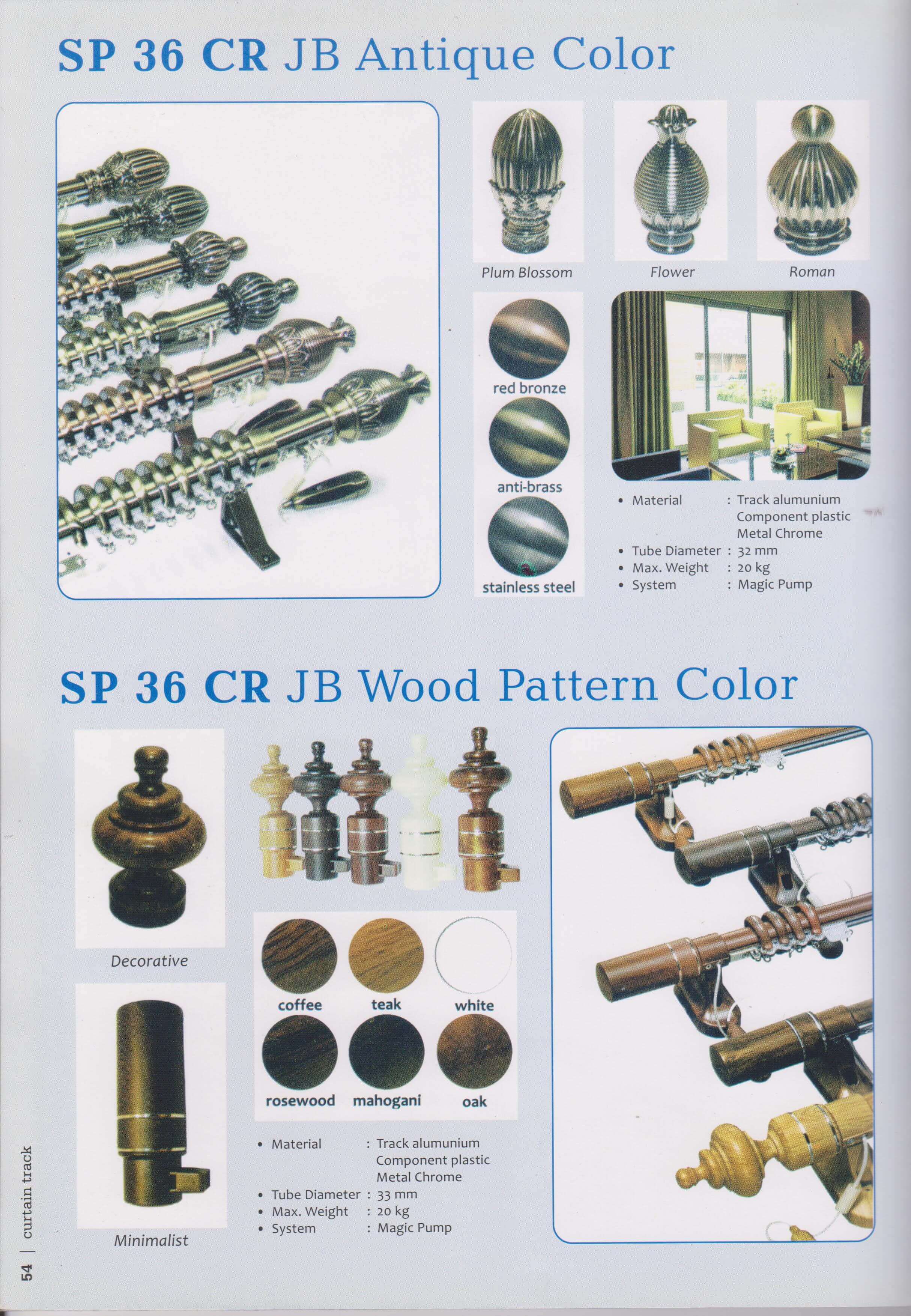 Sharppoint SP 36 CR Antique Wood railing gorden