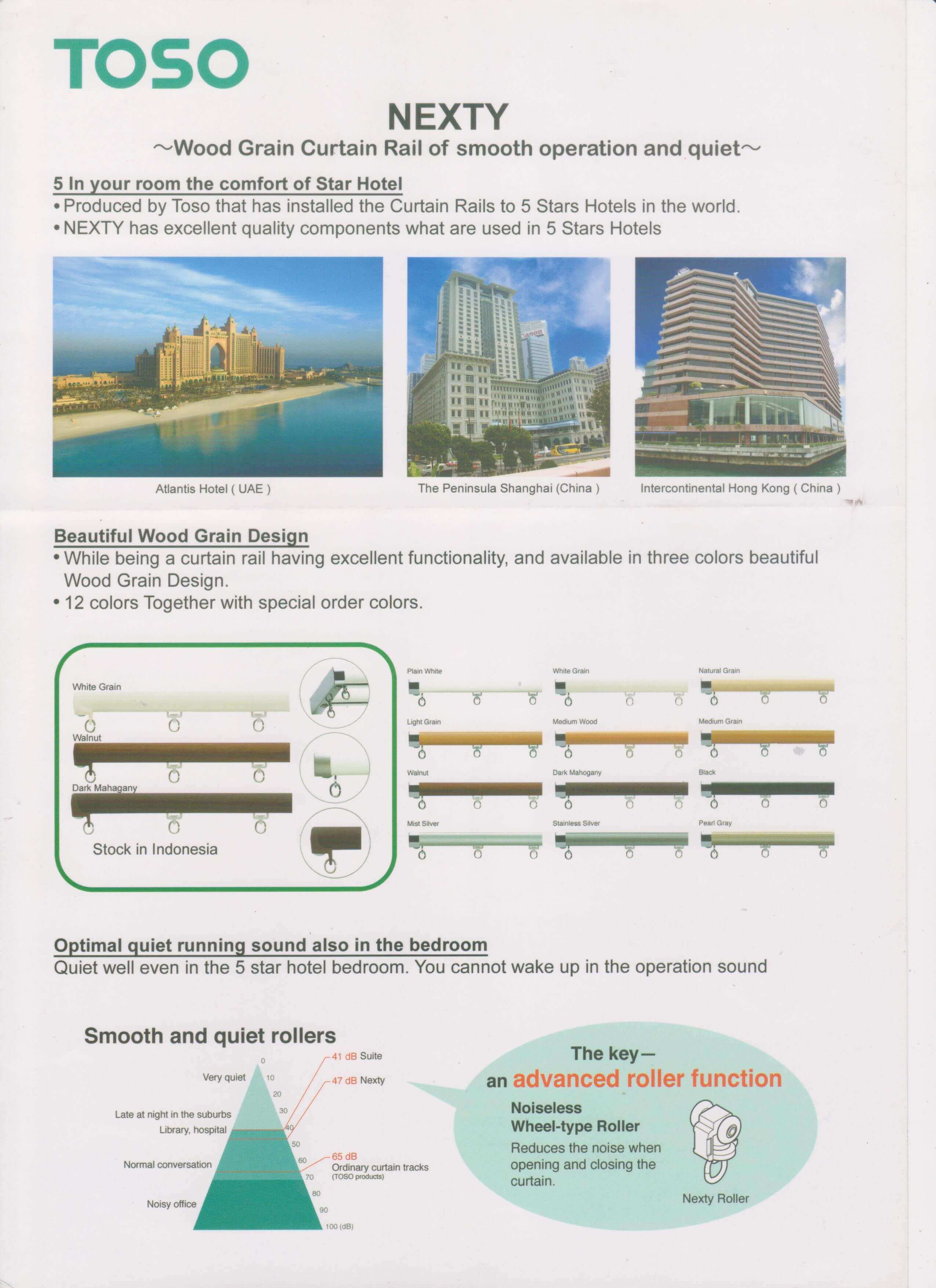 Toso Quiet roller railing gorden