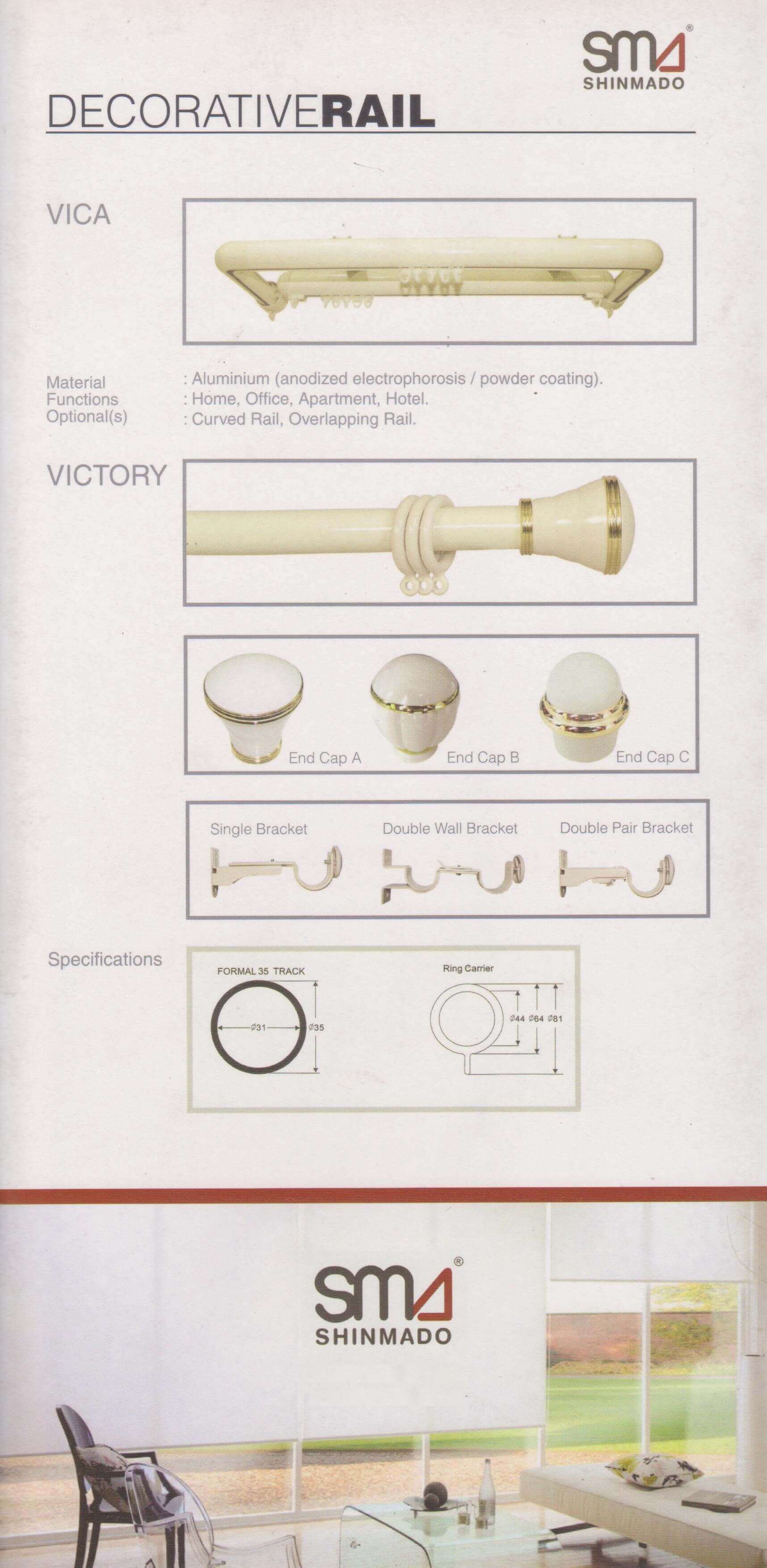 Shinmado Vica Victory decorative rail